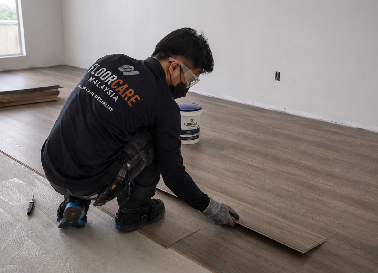 Vinyl and Spc installation klang selangor